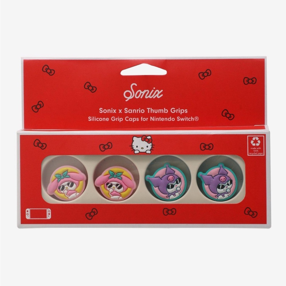 Sanrio Kuromi & My Melody Sonix Summer Thumb Grips Nintendo‎ Switch Hot Topic
